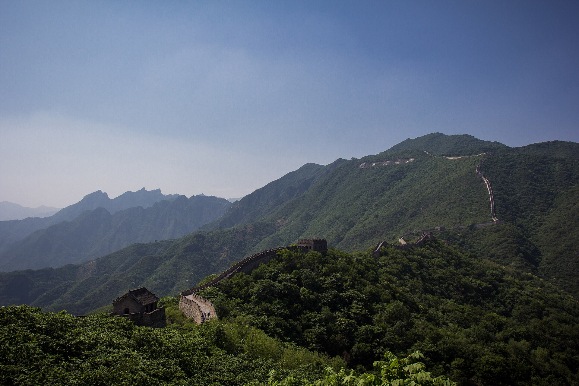 The Great Wall of China at Mutianyu, empty at first light